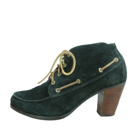 Sebago Shoes - Sebago Ashton 360 Moc Black Suede Ankle Lace Up Boots 11 M Preppy Casual